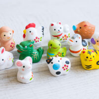 干支　十二支　かわいい　年賀状　日本のお正月